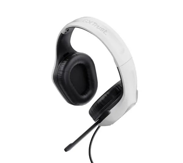 Trust GXT 415W Zirox Nauszne Biały
