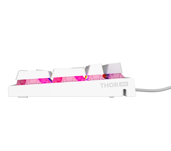 Genesis Thor 303 RGB Outemu Peach Silent Biały