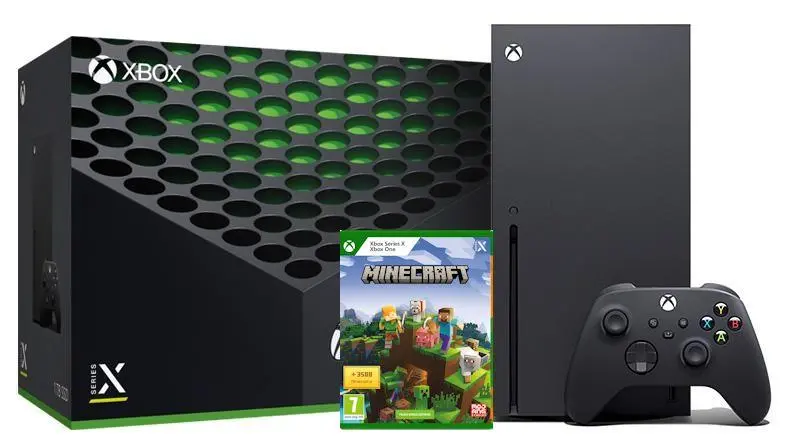 Konsola Xbox Series X 1TB z napędem + Minecraft + 3500 Minecoins