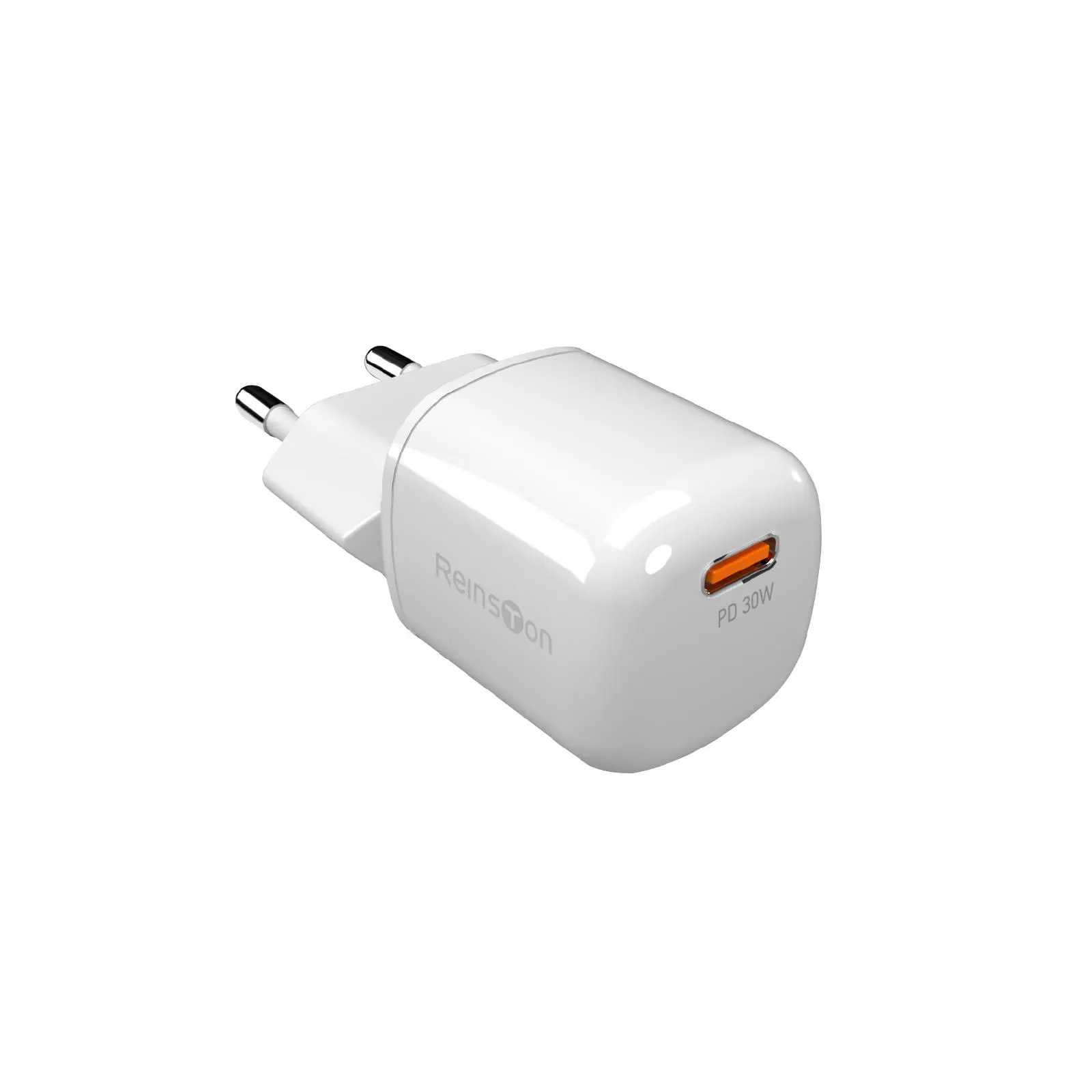Ładowarka sieciowa Reinston ELSI017 GAN USB-C 30W Biały