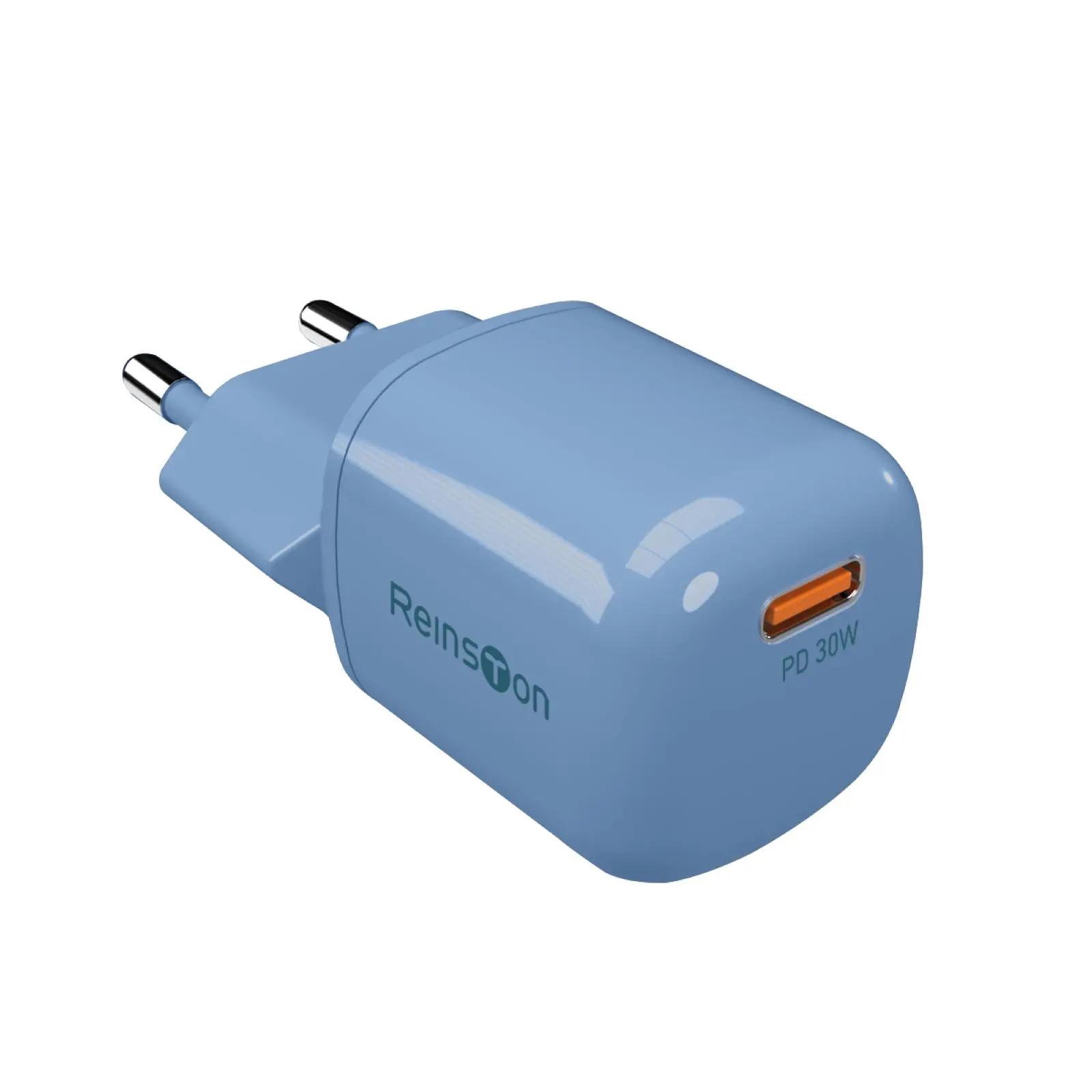 Ładowarka sieciowa Reinston ELSI019 GAN USB-C 30W Niebieski