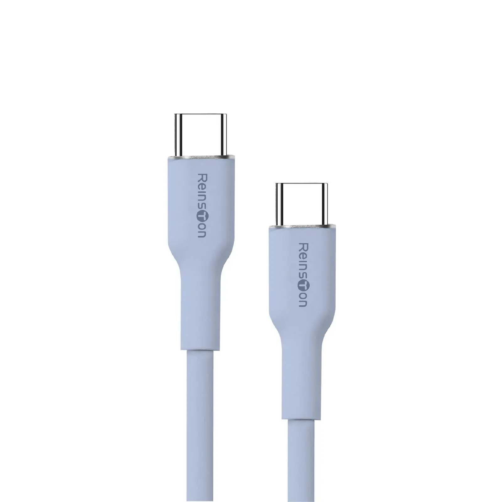 Kabel Reinston EKT51 USB-C do USB-C SOFT 65W 1,5m Niebieski