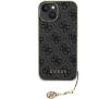 Etui Guess 4G Charms Collection GUHCP15SGF4GGR do iPhone 15 Szary