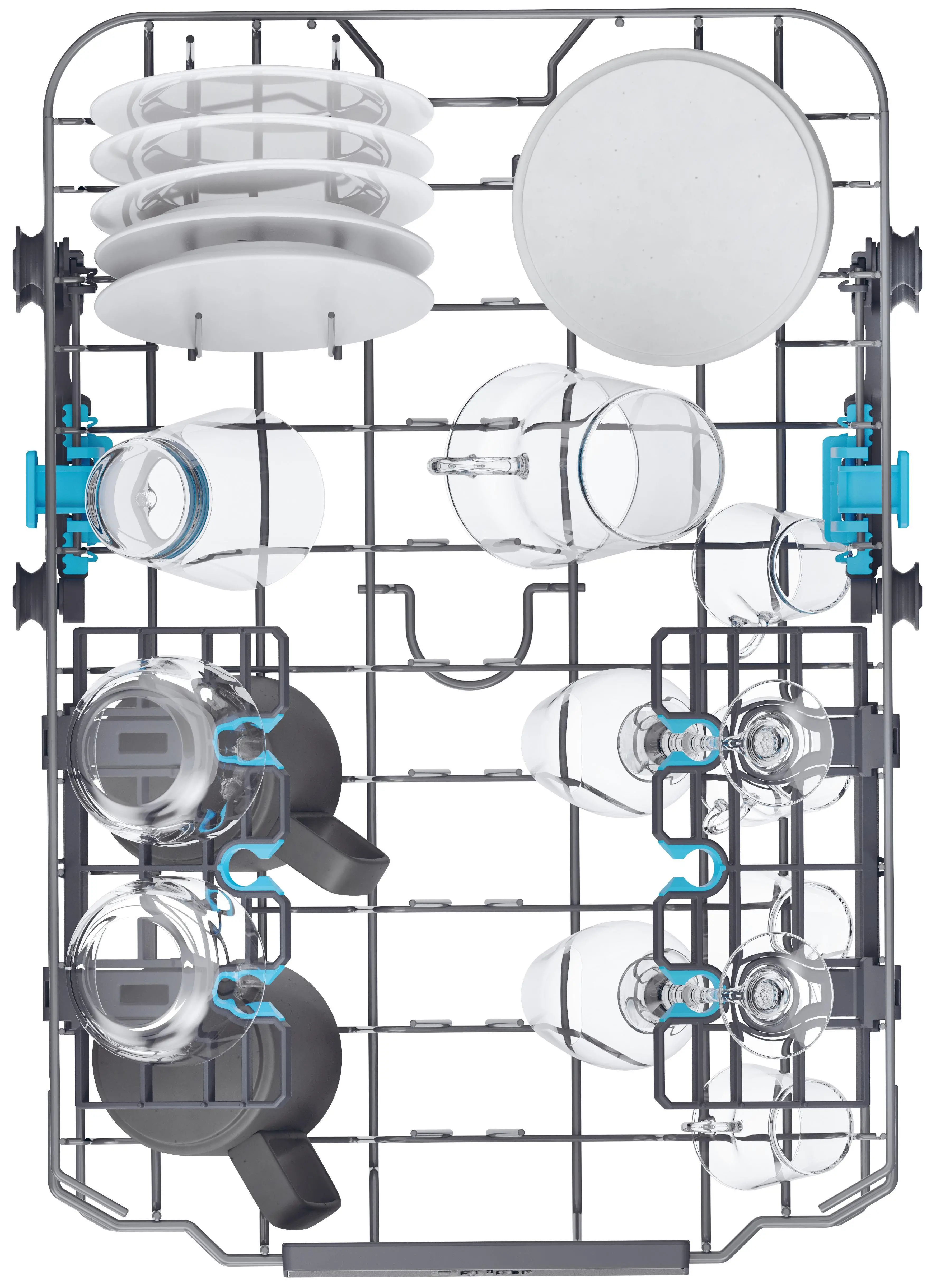 Zmywarka Haier I-Pro Shine Seria 4 XI1C3TB2FB 44,8cm Automatyczne otwieranie drzwi Szuflada na sztućce Zdalne sterowanie