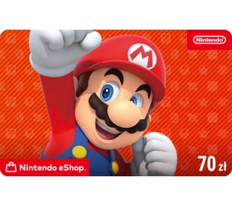 Doładowanie Nintendo eShop 70zł [Bon Agencyjny] Obecnie dostępne tylko w sklepach stacjonarnych RTV EURO AGD