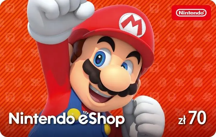 Doładowanie Nintendo eShop 70zł [bon agencyjny] Obecnie dostępne tylko w sklepach stacjonarnych RTV EURO AGD