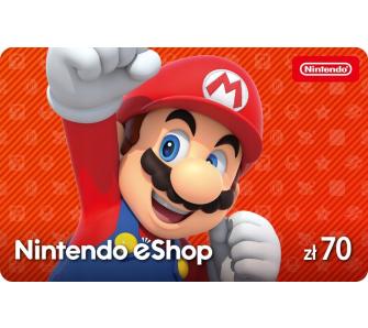 Doładowanie Nintendo eShop 70zł Obecnie dostępne tylko w sklepach stacjonarnych RTV EURO AGD