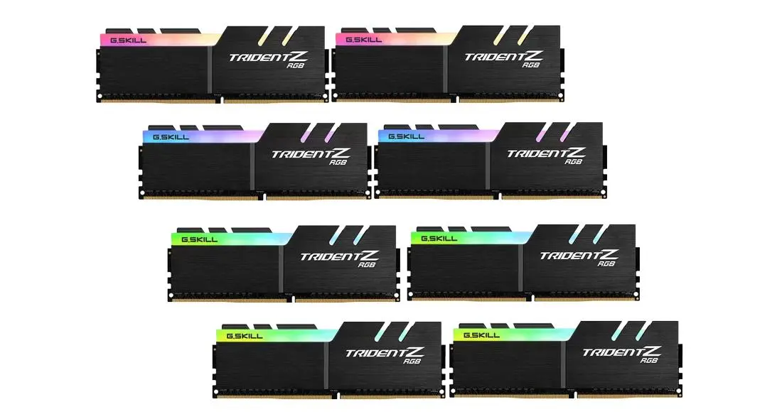 Pamięć RAM G.Skill Trident Z RGB DDR4 64GB (8 x 8GB) 4000 CL18 Czarny