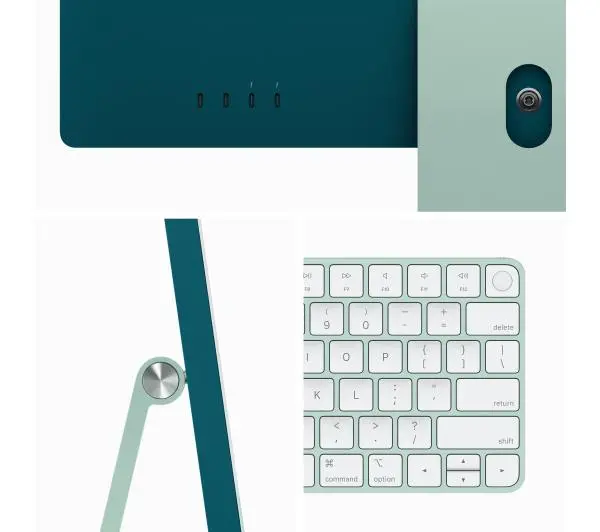 Apple iMac Retina 4.5K M3 MQRN3ZE/A 23,5" 8GB RAM 256GB Zielony - Kup na Raty - RRSO 0%