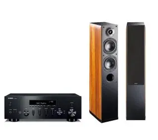 Yamaha R-N600A Czarny, Indiana Line Nota 550 X Orzech - Kup na Raty - RRSO 0%