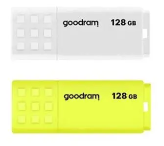 PenDrive GoodRam UME2 Mix Dwupak 2x128GB USB 2.0  Biało-żółty