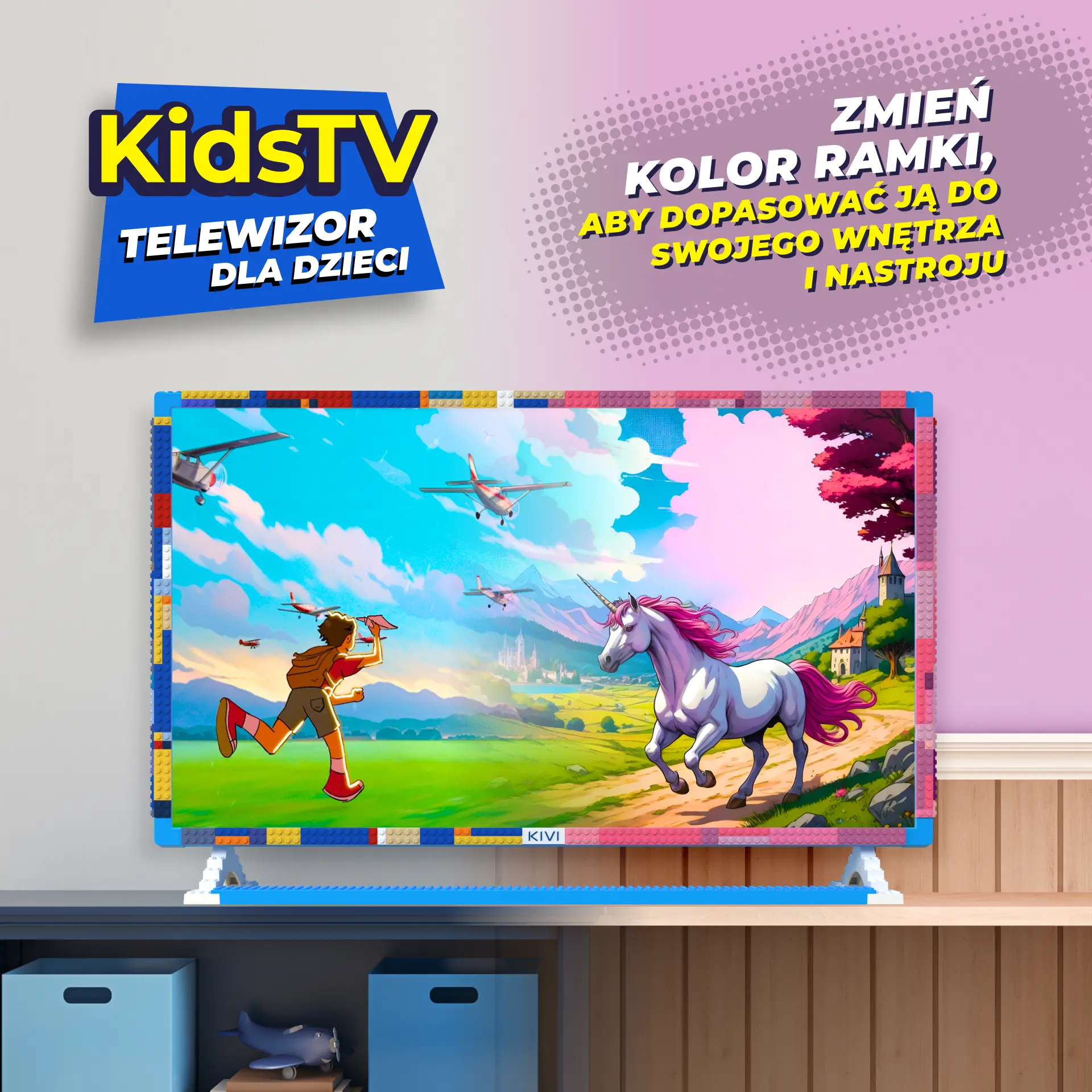 Telewizor KIVI KidsTV dla dzieci 32