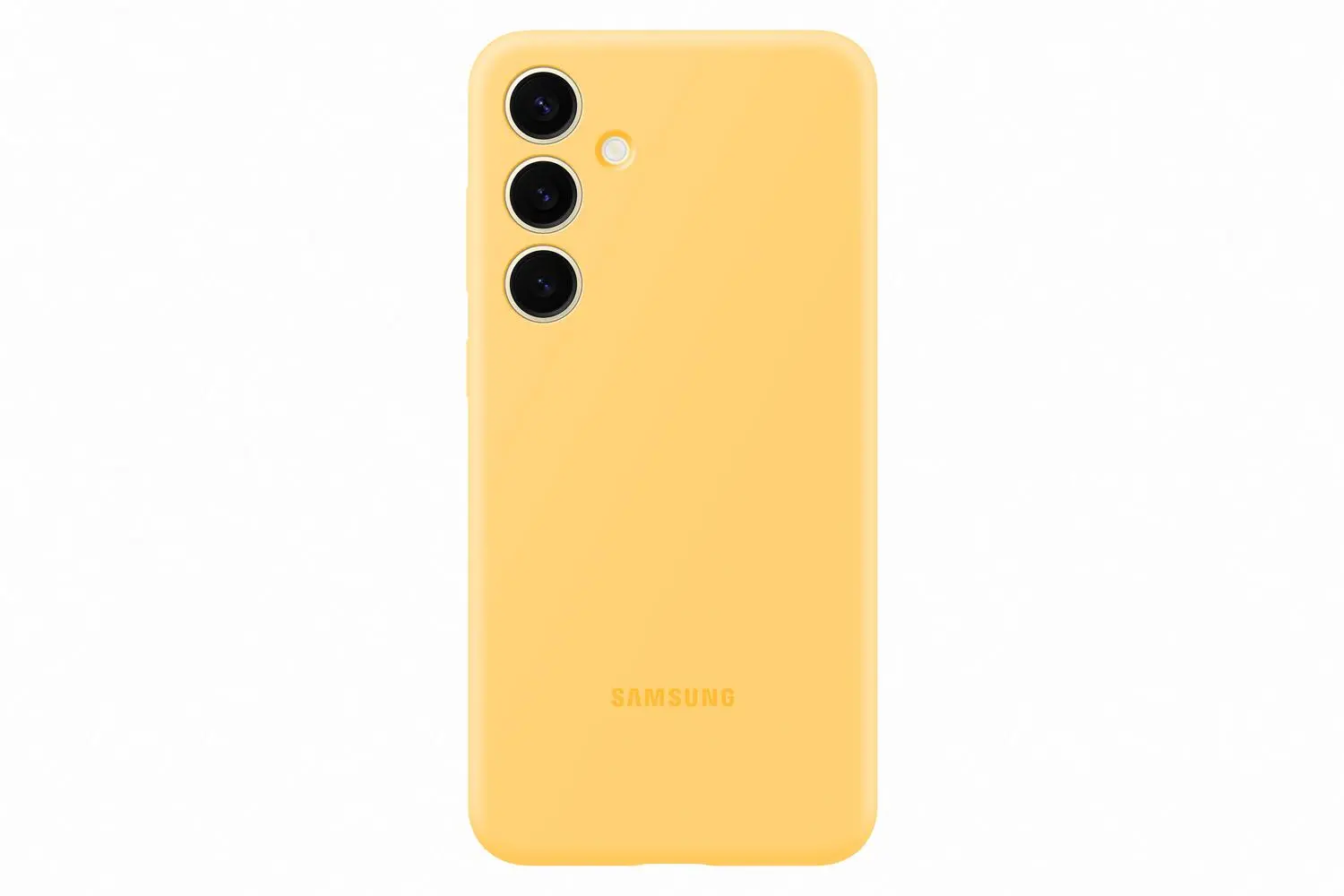Etui Samsung Silicone Cover do Galaxy S24+ Żółty