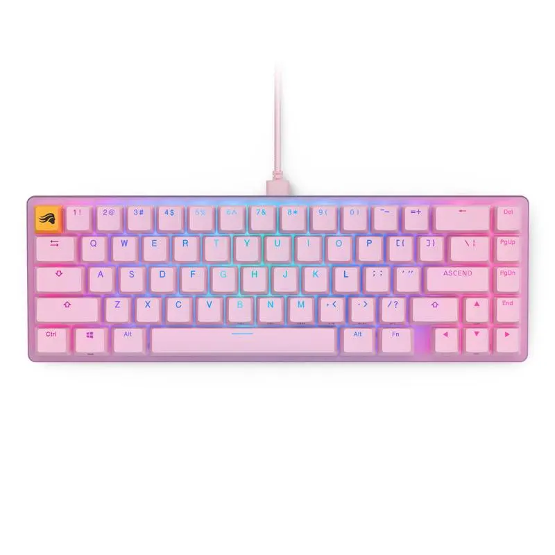 Klawiatura mechaniczna Glorious GMMK 2 Compact 65% RGB Różowy