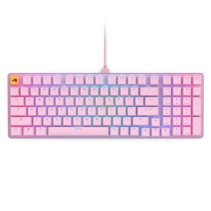 Klawiatura mechaniczna Glorious GMMK 2 Full-size 96% RGB Różowy