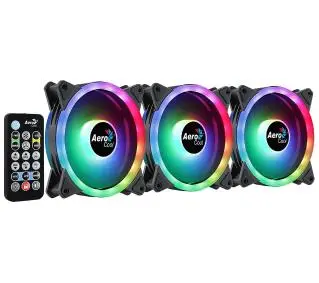 Aerocool Duo 12 ARGB Pro 120mm 3szt. Czarny