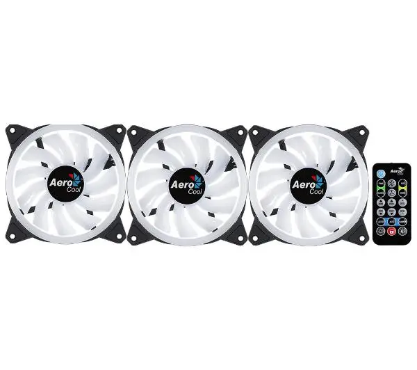 Aerocool Duo 12 ARGB Pro 120mm 3szt. Czarny