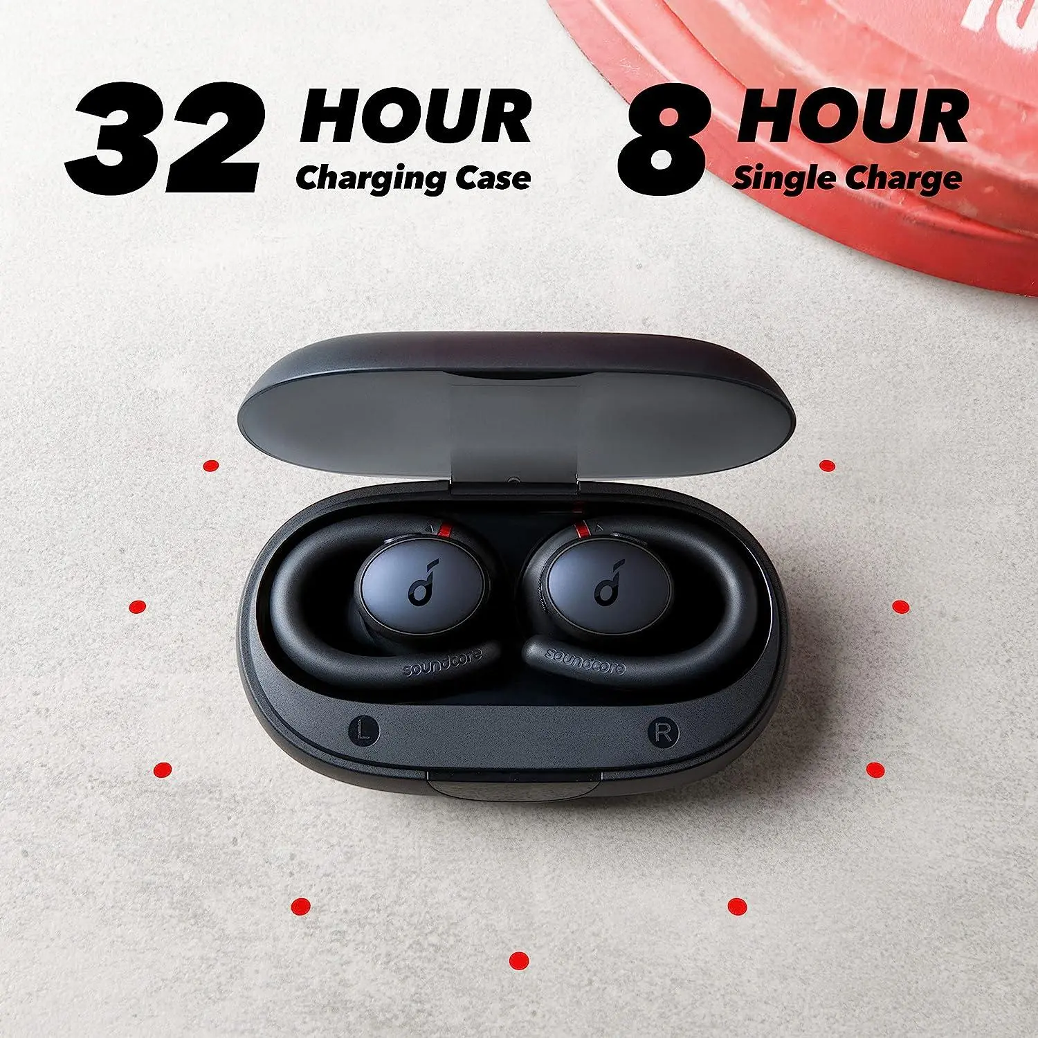 Słuchawki bezprzewodowe Soundcore Sport X10 Dokanałowe Bluetooth 5.2 Czarny