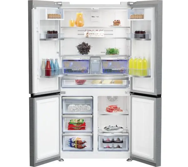 Beko GN1416240JXN Pełny No Frost 182cm Komora świeżości Kostkarka Stalowy - TRZECI -55%, ALBO 5-TY ZA 1ZŁ - Kup na Raty - RRSO 0%