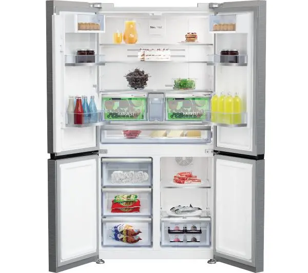 Beko GN1416240JXN Pełny No Frost 182cm Komora świeżości Kostkarka Stalowy - TRZECI -55%, ALBO 5-TY ZA 1ZŁ - Kup na Raty - RRSO 0%