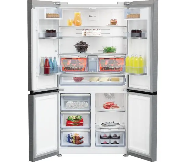 Beko GN1416240JXN Pełny No Frost 182cm Komora świeżości Kostkarka Stalowy - TRZECI -55%, ALBO 5-TY ZA 1ZŁ - Kup na Raty - RRSO 0%