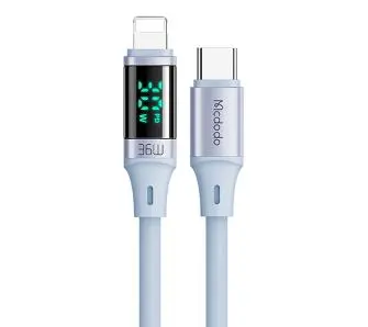 Kabel Mcdodo CA-1932 Lightning do USB-C 36W 1,2m Niebieski