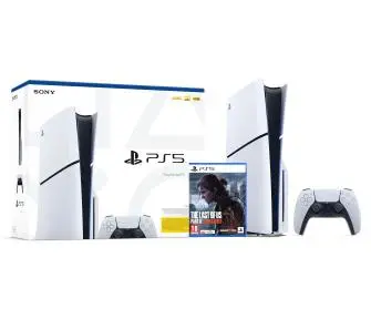 Konsola Sony PlayStation 5 Slim D Chassis (PS5) 1TB z napędem + The Last of Us Part II Remastered