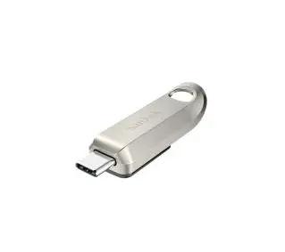 SANDISK Ultra Luxe 128GB USB 3.2 Typ C Srebrny