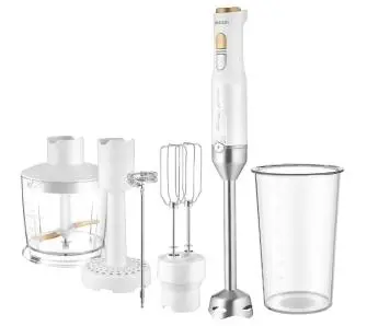 Blender Sencor SHB 6441WH 1200W Rozdrabniacz Końcówka do ubijania Spieniacz do mleka
