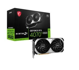 Karta graficzna MSI GeForce RTX 4070 Ti Super Ventus 2X OC 16GB GDDR6X 256bit DLSS 3