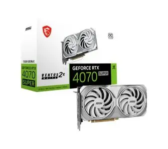 Karta graficzna MSI GeForce RTX 4070 Super Ventus 2X White OC 12GB GDDR6X 192bit DLSS 3