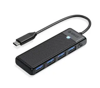 Orico PAPW4A-C3-015-BK-EP USB-C 4xUSB-A 3.0 5Gbps  Czarny