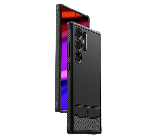Spigen Rugged Armor ACS07286 do Galaxy S24 Ultra Czarny