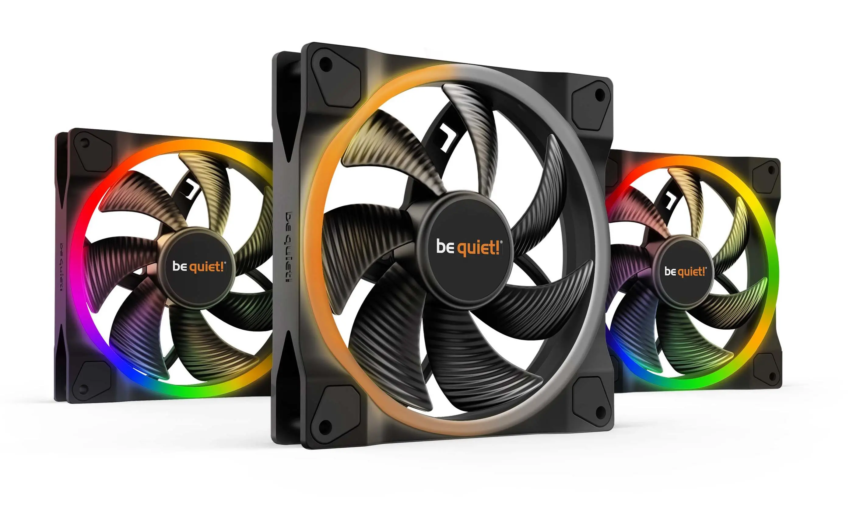 Wentylator be quiet! Light Wings PWM 140mm 3szt. Czarny