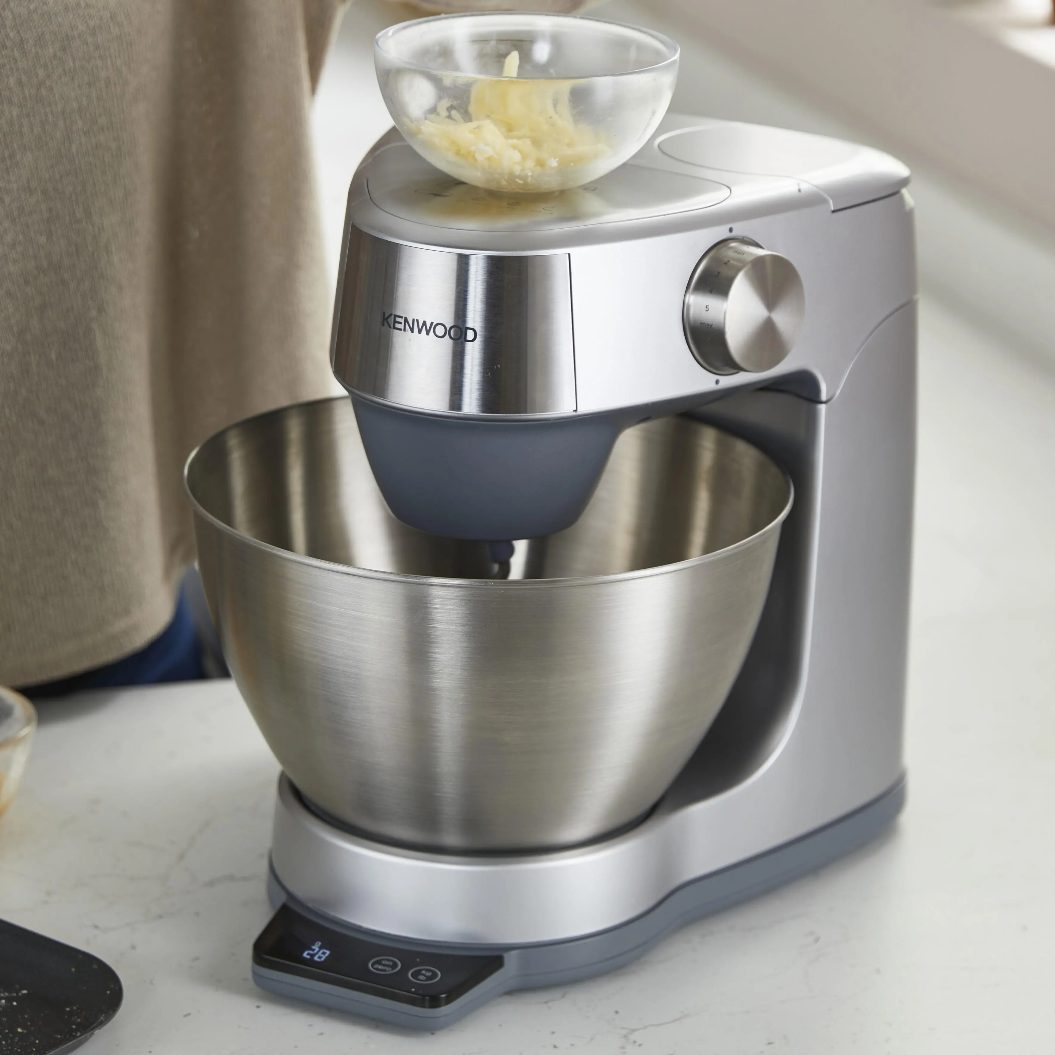 Robot kuchenny Kenwood Prospero+ KHC29A.X0SI 1000W Maszynka do mielenia Wyciskarka do cytrusów Rozdrabniacz Młynek Blender kielichowy