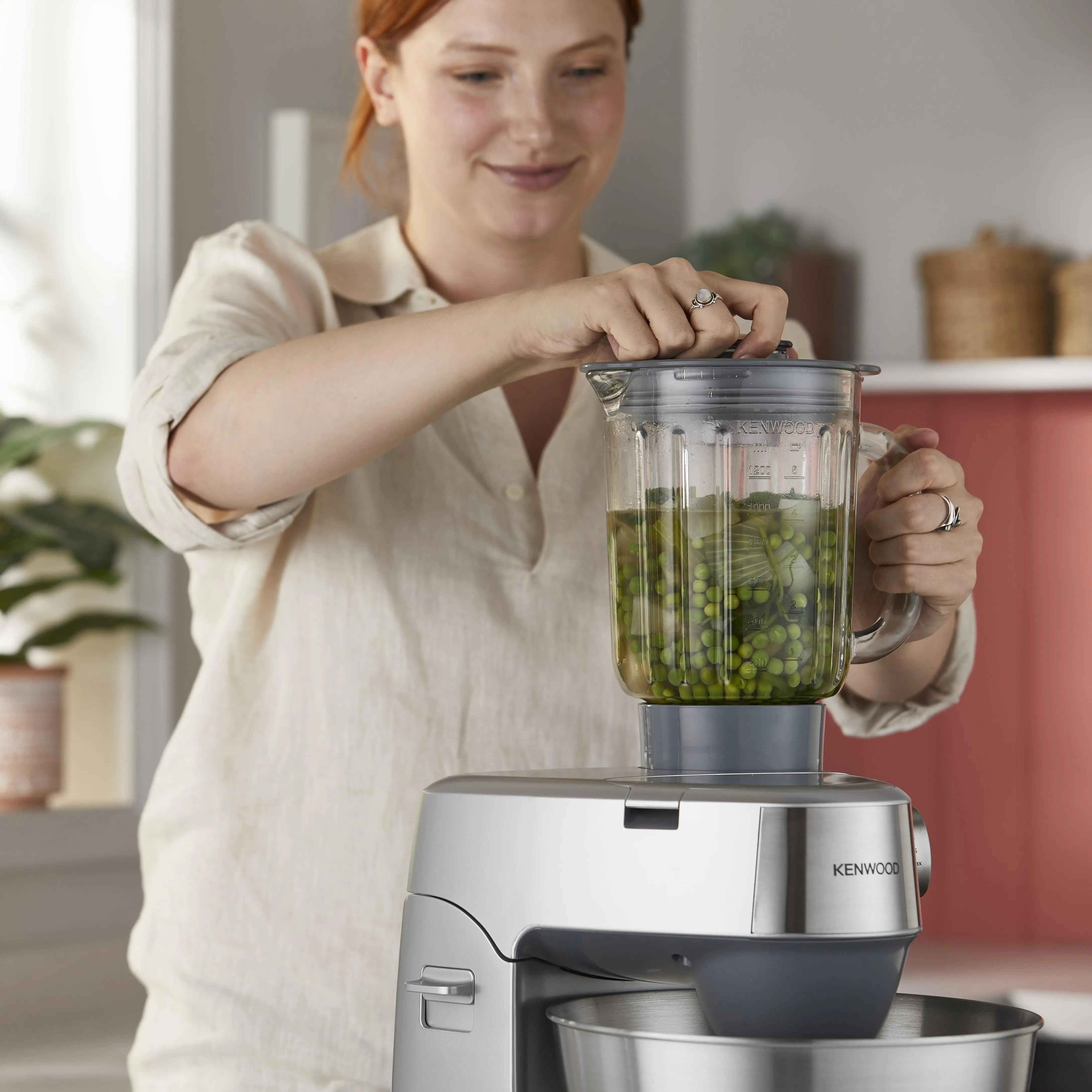 Robot kuchenny Kenwood Prospero+ KHC29A.X0SI 1000W Maszynka do mielenia Wyciskarka do cytrusów Rozdrabniacz Młynek Blender kielichowy