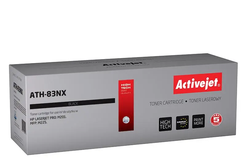 Toner ActiveJet ATH-83NX (zamiennik CF283X nr 83X) Czarny