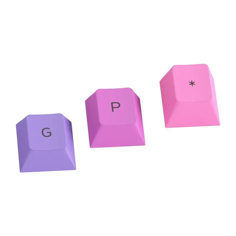 Klawisze Glorious GPBT Keycaps 114szt. Nebula Różowy