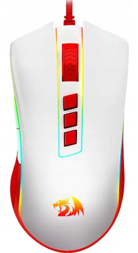 Myszka gamingowa Redragon M711C Cobra Biało-czerwony