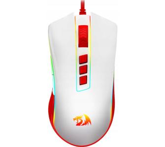 Myszka gamingowa Redragon M711C Cobra - biało-czerwony