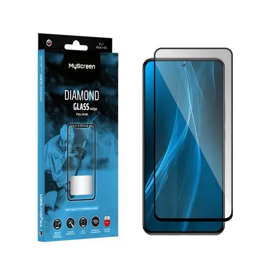 Szkło hartowane MyScreen Protector DIAMOND GLASS edge FULL GLUE do Honor 90 Lite