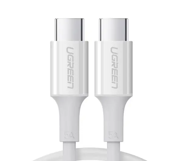 Zdjęcia - Kabel Ugreen USB-C do USB-C 2,0 US300 2m Biały 