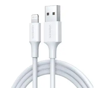 UGREEN Lightning do USB 2,4A US155 1,5m Biały
