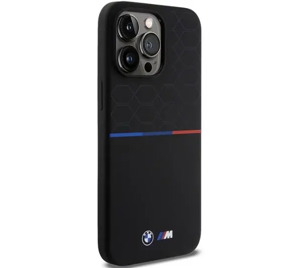 BMW Silicone Pattern MagSafe BMHMP15X22SMPK do iPhone 15 Pro Max Czarny