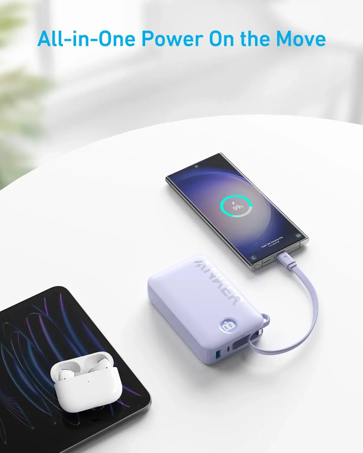 Powerbank Anker 335 (A1647G11) 20000mAh 22,5W Czarny