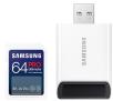 Karta pamięci Samsung PRO Ultimate 2023 SD 64GB 200/130MB/s U3 V30 + czytnik