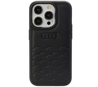 AUDI GT Synthetic Leather AU-TPUPCIP15PM-GT/D2-BK do iPhone 15 Pro Max Czarny