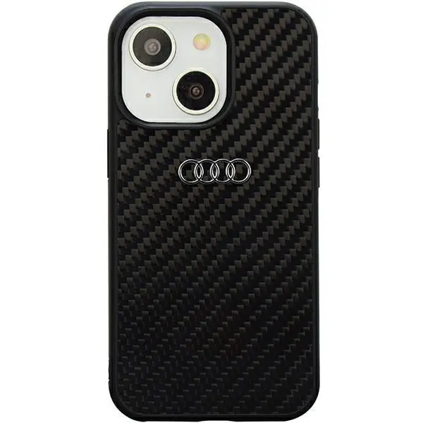 Etui AUDI Carbon fiber AU-TPUPCIP14-R8/D2-BK do iPhone 14 Czarny