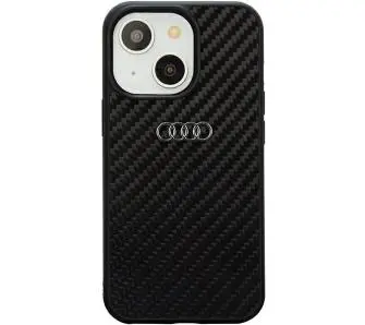 Etui AUDI Carbon fiber AU-TPUPCIP14-R8/D2-BK do iPhone 14 Czarny