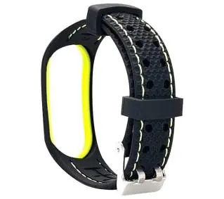 Beline do Mi Band 6/5 Sport Czarno-limonkowy